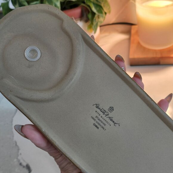 Hearth & Hand Ceramic sink caddy kitchen or bathroom sink organizer - Picture 5 of 6